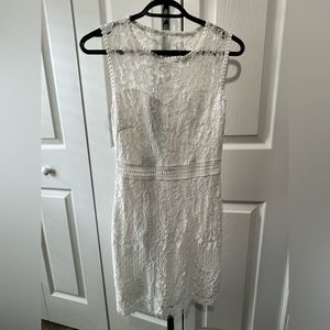 White lace dress